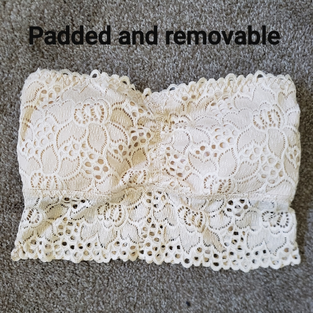 Strapless bralette